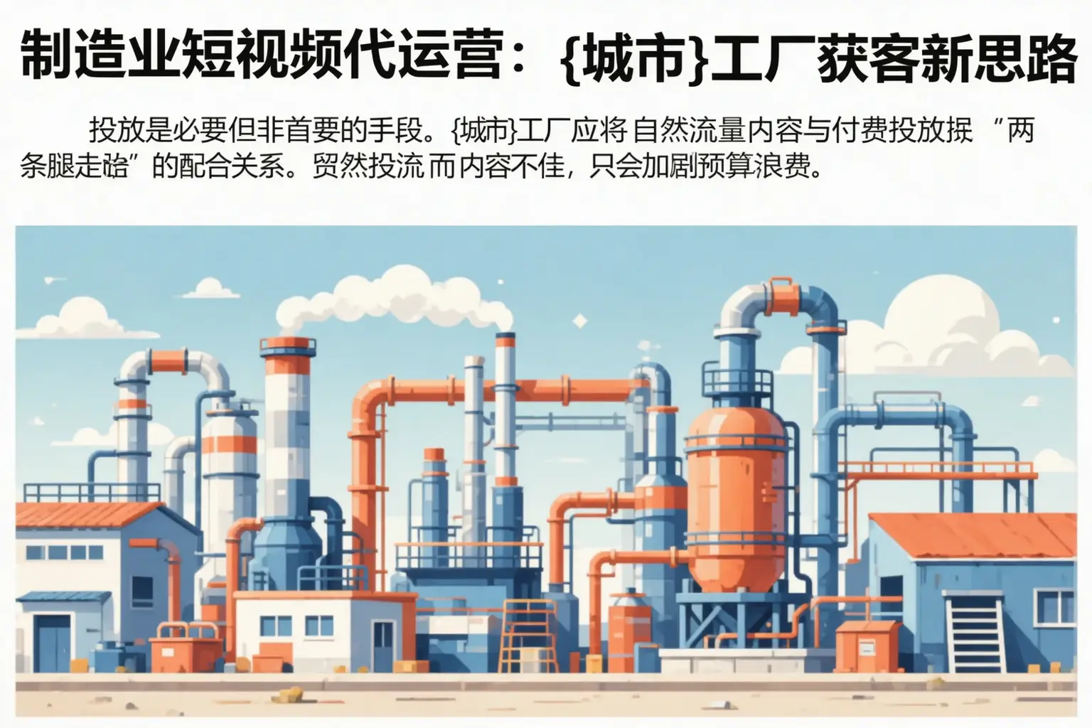 制造业短视频代运营:新罗工厂获客新思路